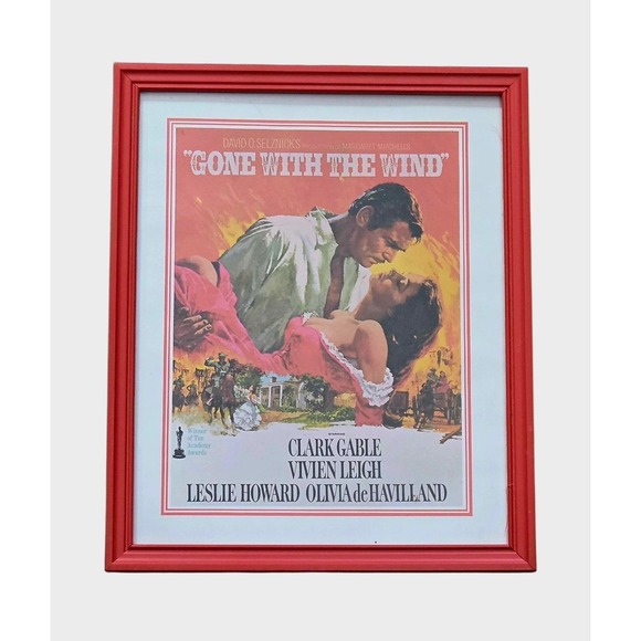 Gone With The Wind, Mini Poster In Frame, 1939 American Movie - Picture 2 of 3